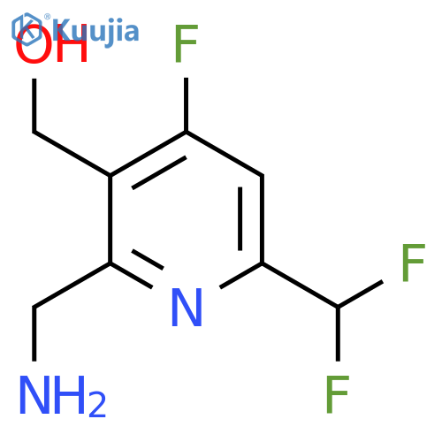 2-(Aminomethyl)-6-(difluoromethyl)-4-fluoropyridine-3-methanol structure