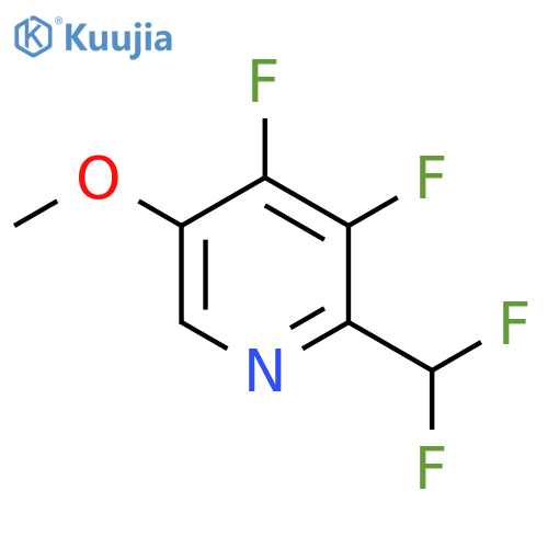 3,4-Difluoro-2-(difluoromethyl)-5-methoxypyridine structure