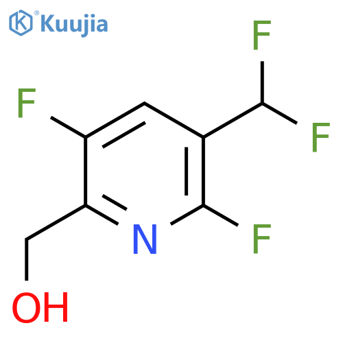 2,5-Difluoro-3-(difluoromethyl)pyridine-6-methanol structure