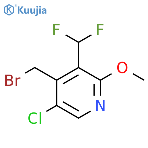 4-(Bromomethyl)-5-chloro-3-(difluoromethyl)-2-methoxypyridine structure