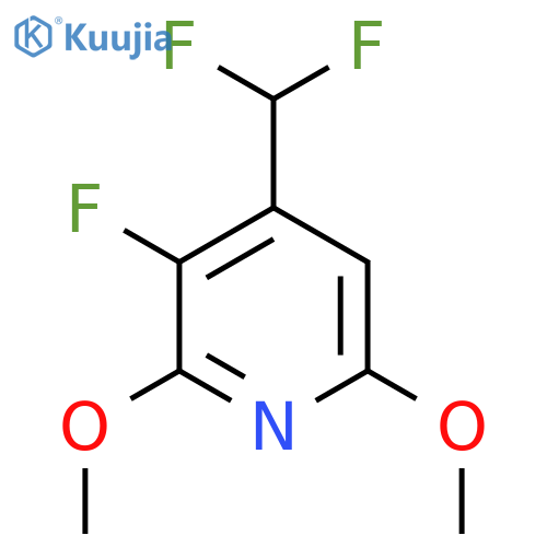4-(Difluoromethyl)-2,6-dimethoxy-3-fluoropyridine structure