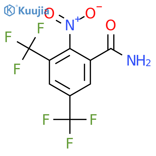 3,5-Bis(trifluoromethyl)-2-nitrobenzamide structure