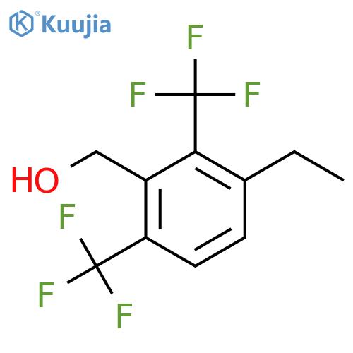 2,6-Bis(trifluoromethyl)-3-ethylbenzyl alcohol structure