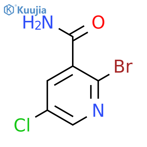 2-Bromo-5-chloronicotinamide structure