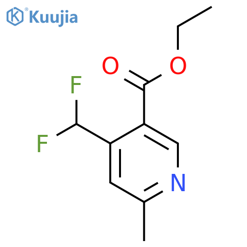 Ethyl 4-(difluoromethyl)-2-methylpyridine-5-carboxylate structure