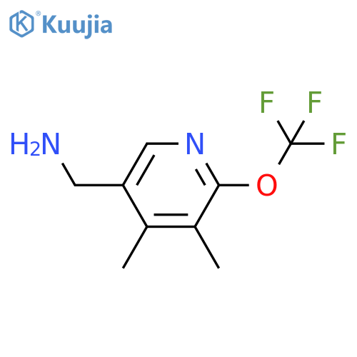 5-(Aminomethyl)-3,4-dimethyl-2-(trifluoromethoxy)pyridine structure