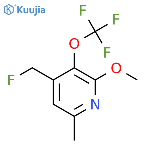4-(Fluoromethyl)-2-methoxy-6-methyl-3-(trifluoromethoxy)pyridine structure