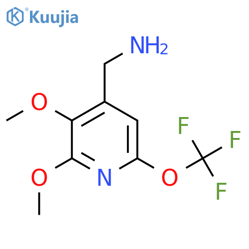 4-(Aminomethyl)-2,3-dimethoxy-6-(trifluoromethoxy)pyridine structure
