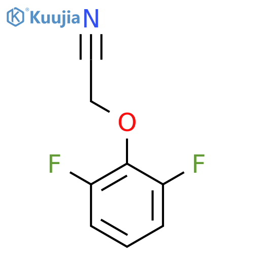 2,6-DIFLUORO-PHENOXYACETONITRILE structure