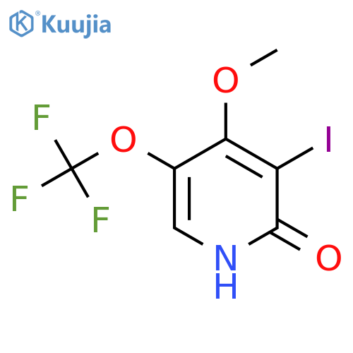 2-Hydroxy-3-iodo-4-methoxy-5-(trifluoromethoxy)pyridine structure