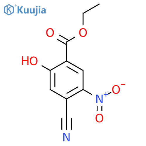 Ethyl 4-cyano-2-hydroxy-5-nitrobenzoate structure