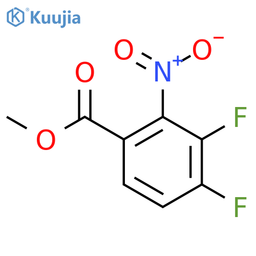 Methyl 3,4-difluoro-2-nitrobenzoate structure