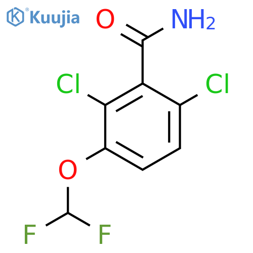 2,6-Dichloro-3-(difluoromethoxy)benzamide structure