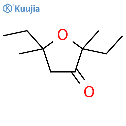 2,5-diethyl-2,5-dimethyldihydrofuran-3(2H)-one structure