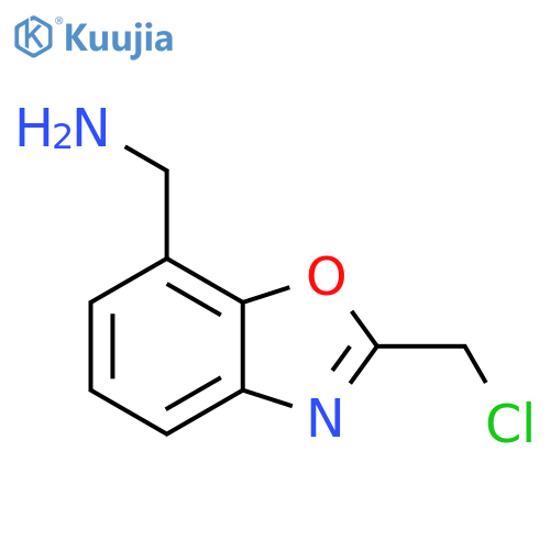 7-(Aminomethyl)-2-(chloromethyl)benzo[d]oxazole structure