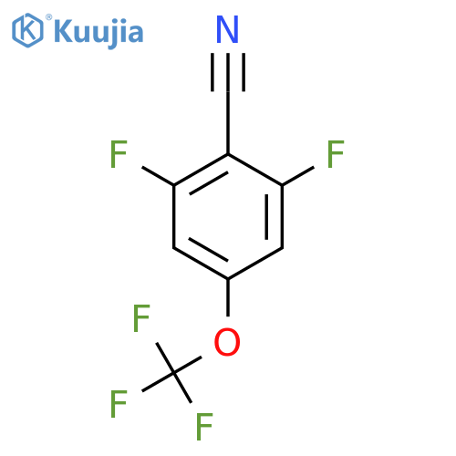 2,6-Difluoro-4-(trifluoromethoxy)benzonitrile structure