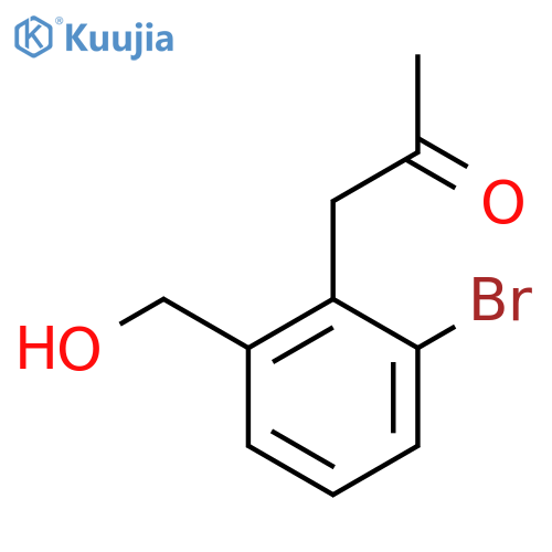 1-(2-Bromo-6-(hydroxymethyl)phenyl)propan-2-one structure