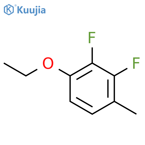 2,3-Difluoro-4-ethoxytoluene structure