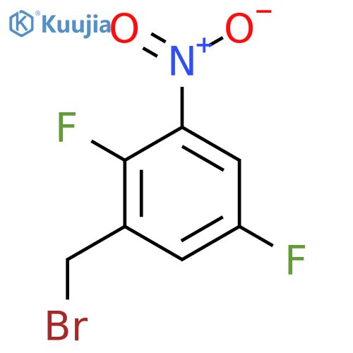 2,5-Difluoro-3-nitrobenzyl bromide structure
