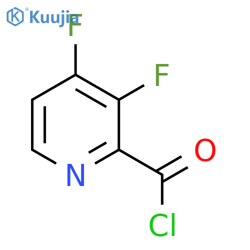 3,4-Difluoropyridine-2-carbonyl chloride structure