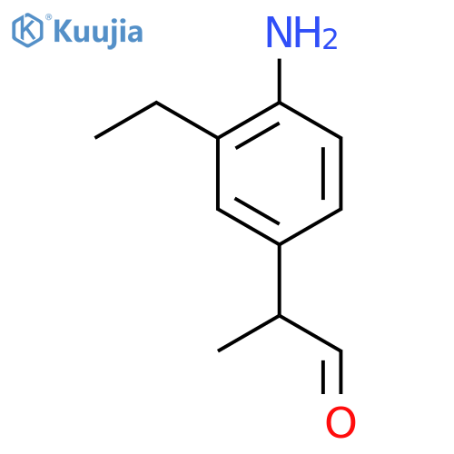 4-Amino-3-ethylphenylpropanal structure