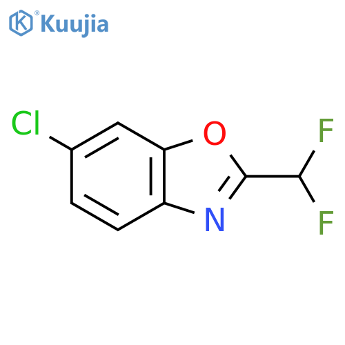 6-Chloro-2-(difluoromethyl)benzo[d]oxazole structure