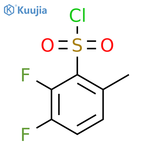 2,3-Difluoro-6-methylbenzenesulfonyl chloride structure