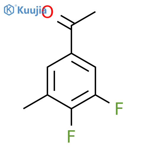 3',4'-Difluoro-5'-methylacetophenone structure