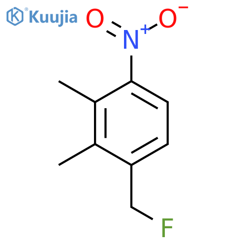 1,2-Dimethyl-3-fluoromethyl-6-nitrobenzene structure