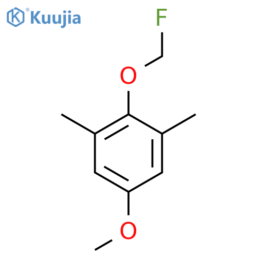 3,5-Dimethyl-4-(fluoromethoxy)anisole structure