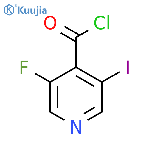 3-Fluoro-5-iodopyridine-4-carbonyl chloride structure