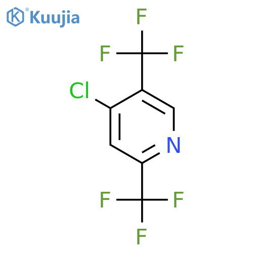 2,5-Bis(trifluoromethyl)-4-chloropyridine structure
