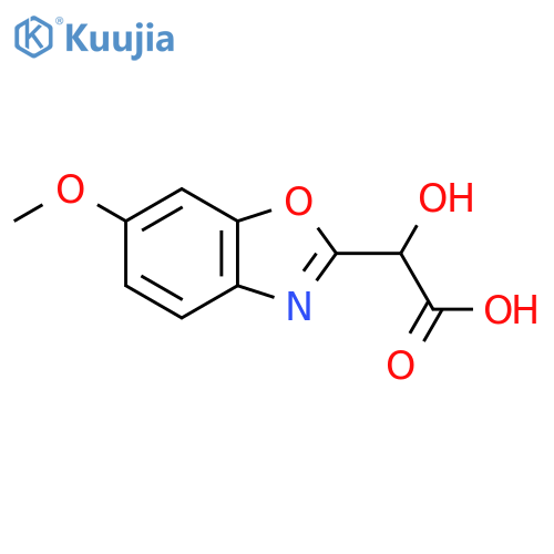 2-(Carboxy(hydroxy)methyl)-6-methoxybenzo[d]oxazole structure