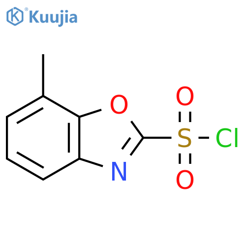 7-Methylbenzo[d]oxazole-2-sulfonyl chloride structure