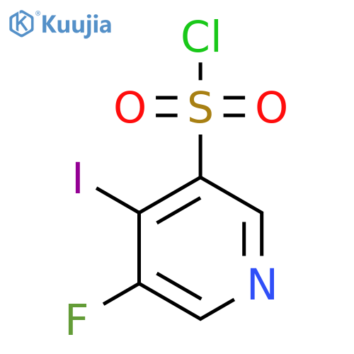 3-Fluoro-4-iodopyridine-5-sulfonyl chloride structure