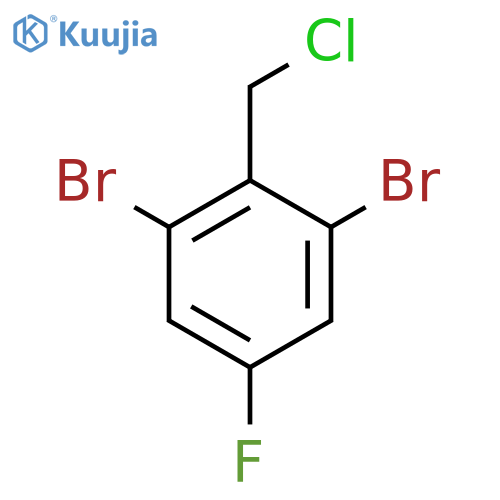2,6-Dibromo-4-fluorobenzyl chloride structure