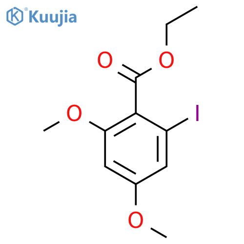 Ethyl 2-iodo-4,6-dimethoxybenzoate structure
