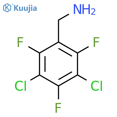 NCc1c(F)c(Cl)c(F)c(Cl)c1F structure