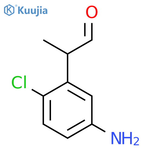 5-Amino-2-chlorophenylpropanal structure