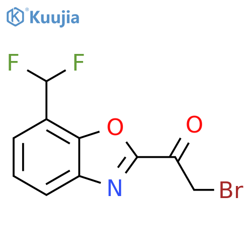 2-(2-Bromoacetyl)-7-(difluoromethyl)benzo[d]oxazole structure