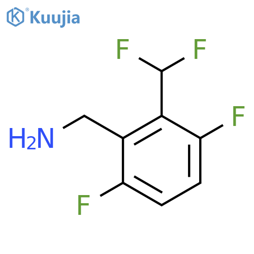 3,6-Difluoro-2-(difluoromethyl)benzylamine structure