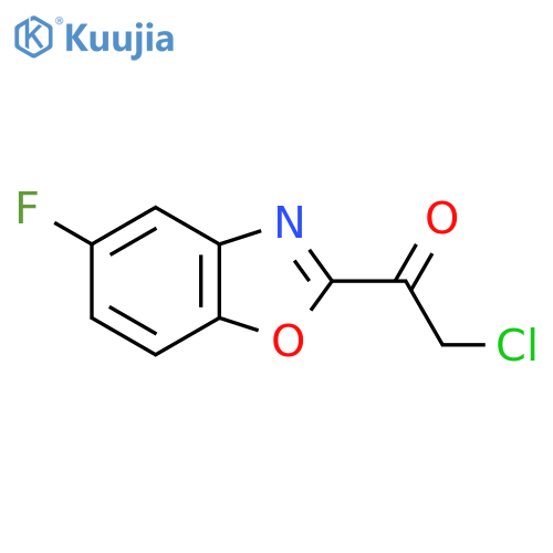 2-(2-Chloroacetyl)-5-fluorobenzo[d]oxazole structure