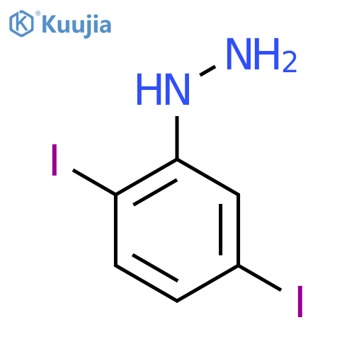 2,5-Diiodophenylhydrazine structure