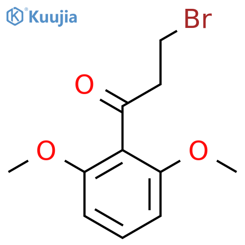 3-Bromo-1-(2,6-dimethoxyphenyl)propan-1-one structure