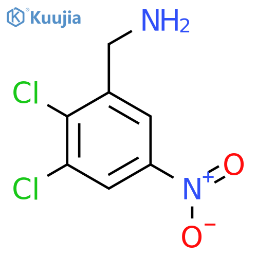 2,3-Dichloro-5-nitrobenzylamine structure