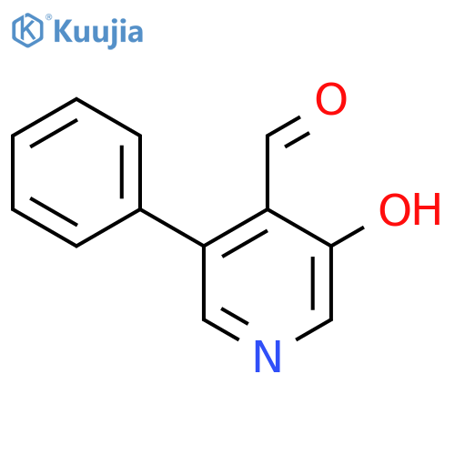 3-Hydroxy-5-phenylisonicotinaldehyde structure