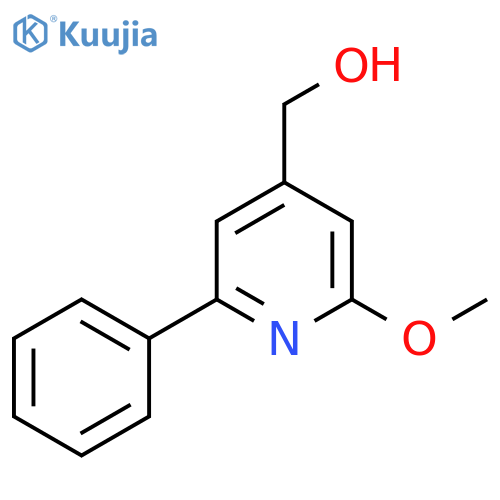 2-Methoxy-6-phenylpyridine-4-methanol structure