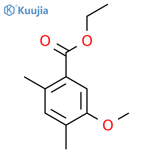 Ethyl 2,4-dimethyl-5-methoxybenzoate structure
