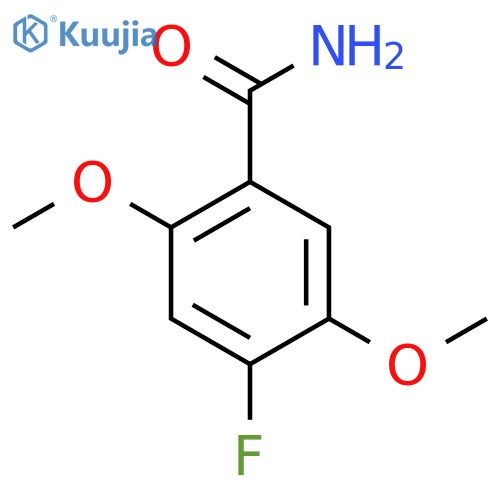 2,5-Dimethoxy-4-fluorobenzamide structure