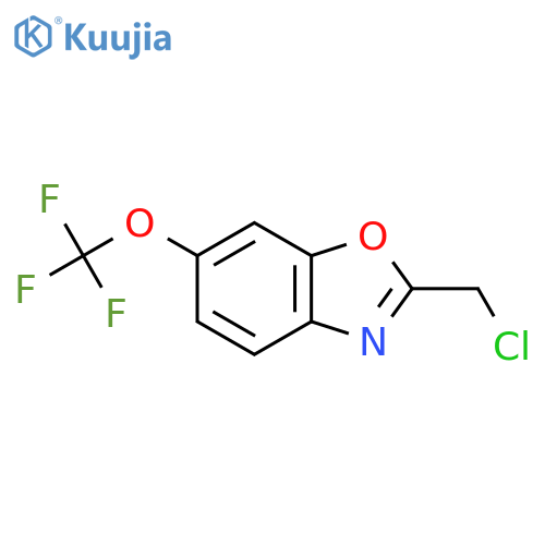 2-(Chloromethyl)-6-(trifluoromethoxy)benzo[d]oxazole structure